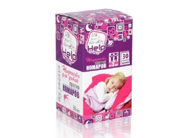 Жидкость детская от комаров 30 ночей HELP 80524/24